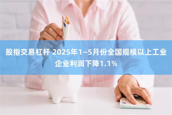 股指交易杠杆 2025年1—5月份全国规模以上工业企业利润下降1.1%