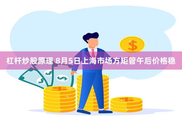杠杆炒股原理 8月5日上海市场方矩管午后价格稳